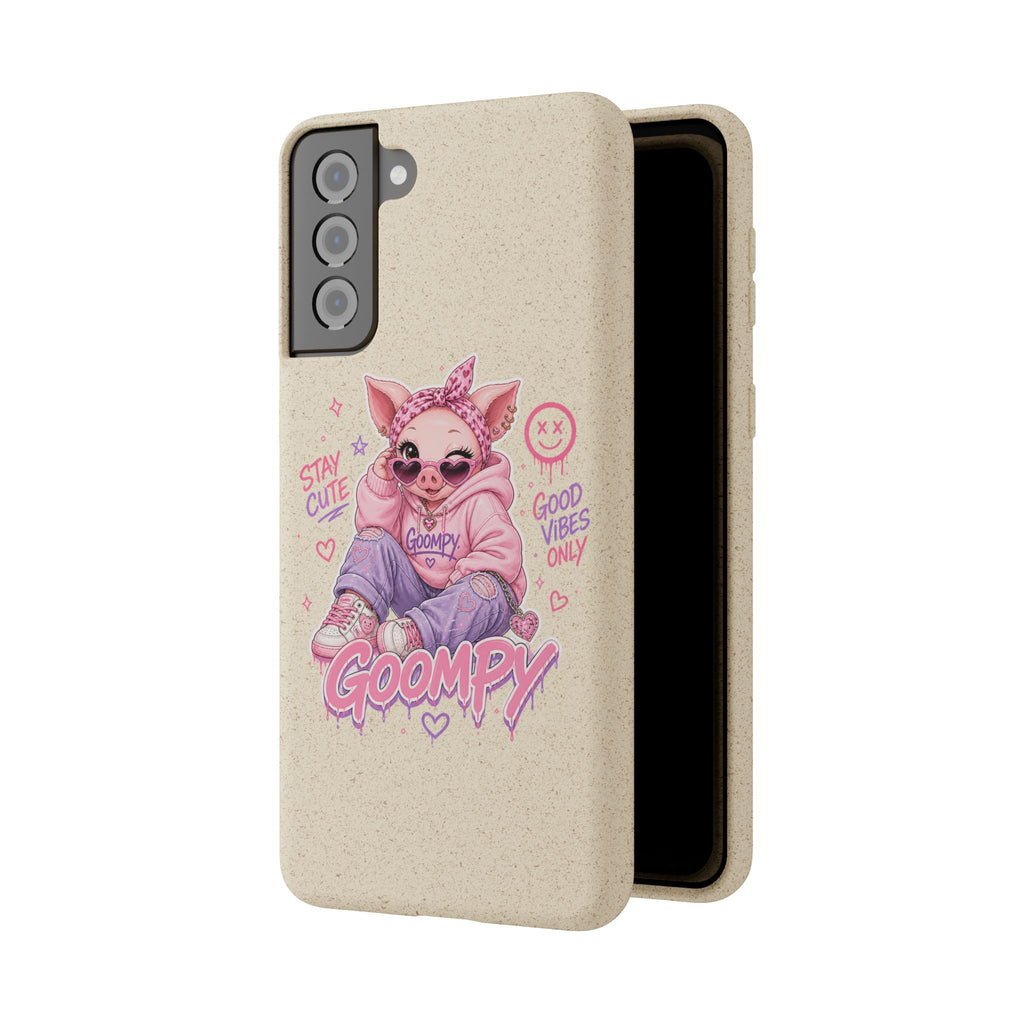 Biodegradable Cute Piglet With Style Phone Case
