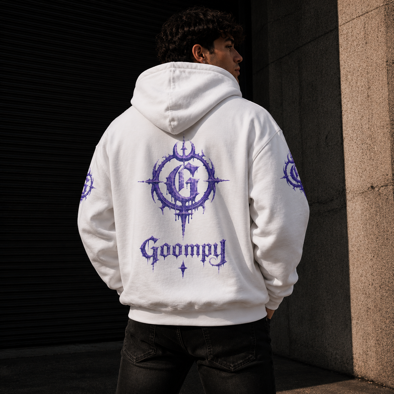 GOOMPY Midnight Crest Zip Hoodie