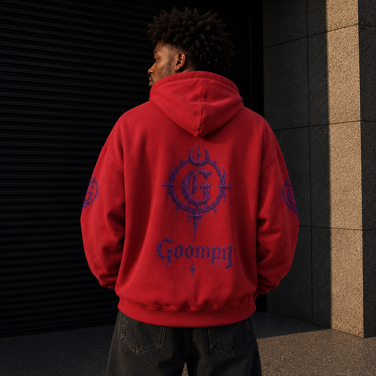 GOOMPY Midnight Crest Zip Hoodie